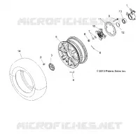 RUEDAS, FRONT AND HUB
