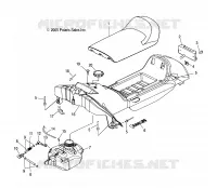 ASIENTO and GASOLINA TANK and CONSOLA