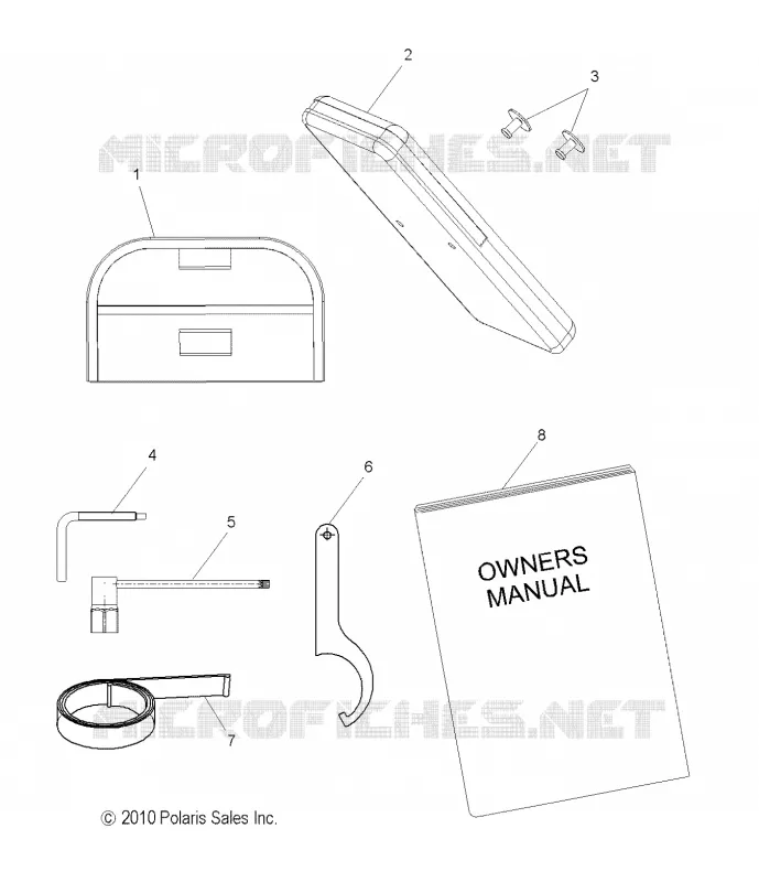 KIT DE HERRAMIENTA AND EL MANUAL DEL PROPIETARIO