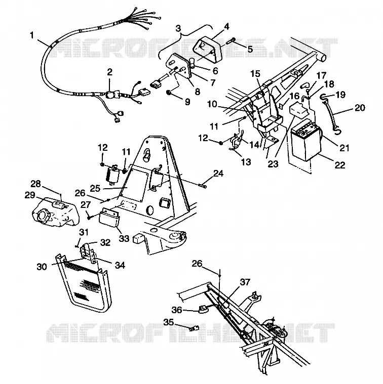 ELECTRICA/LUZ DE LA COLA XPLORER 400L W98CC38C (4945414541C008)