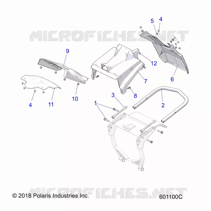 PARACHOQUE, REAR AND CLOSEOFF