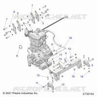 ENGINE, TRANSMISIÃ“N MOUNTING & LONG BLOCK