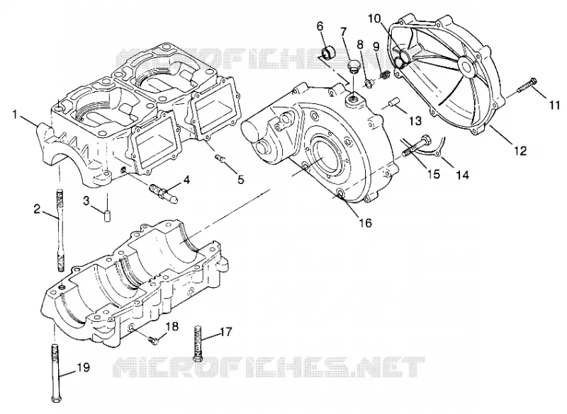 CAJA DEL CIGÜEÑAL SL 700 B974071, Intl. SL 700 I974071, SL 700 Deluxe B974072 and I (4940874087C004)