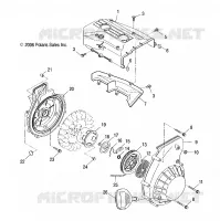 MOTOR, VENTILADOR DE LA CUBIERTA Y EL ARRANQUE DE RETROCESO