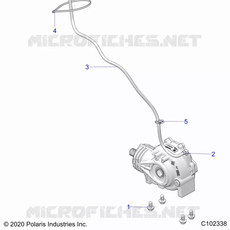 TREN, GEARCASE MOUNTING, FRONT