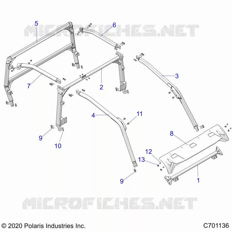 CHASSIS, CAB BASTIDOR