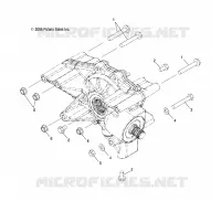 CAJA DE ENGRANAJES, MOUNTING, REAR