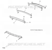 TECHO SUPPORTS, 4 PASSENGER