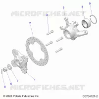 SUSPENSIÃ“N DELANTERA CARRIER- Z23NAK99A/99B (C0704127-2)