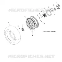 RUEDAS, FRONT AND HUB
