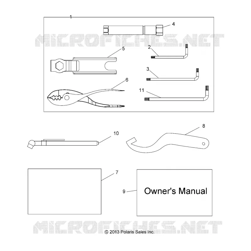 REFERENCES, KIT DE HERRAMIENTA and EL MANUAL DEL PROPIETARIO