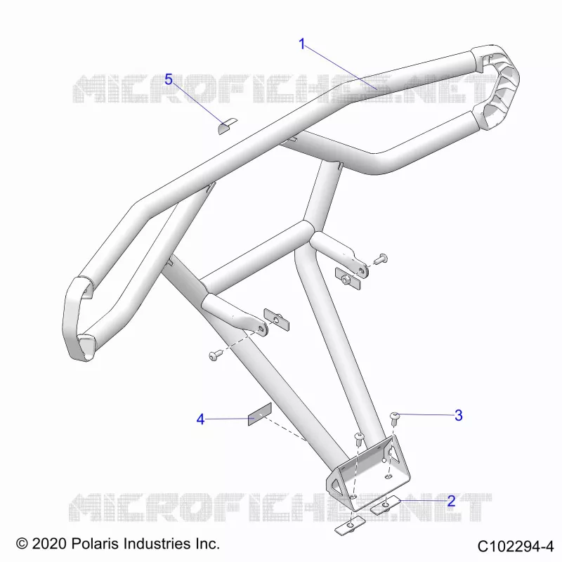 CARROCERÍA POSTERIOR BUMPER, TRAIL