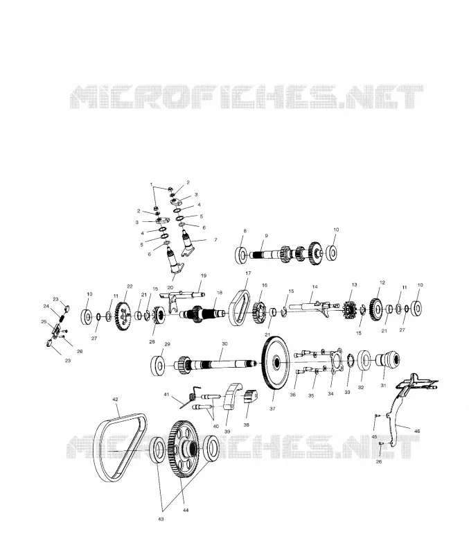 CAJA DE ENGRANAJES (Internal Components)