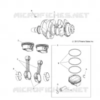 ENGINE, CIGUEÑAL AND PISTON
