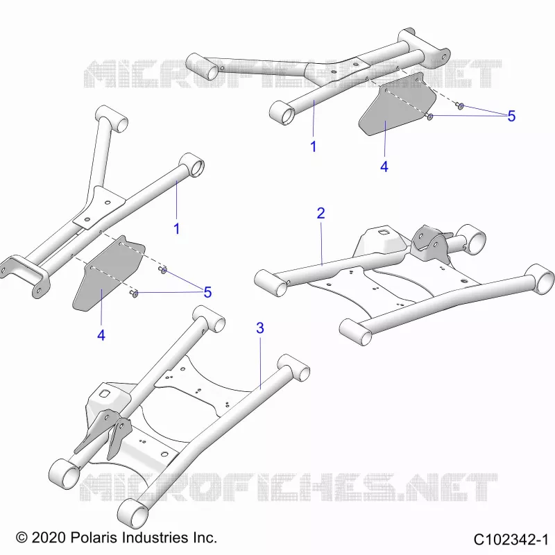 SUSPENSION TRASERA CONTROL ARMS