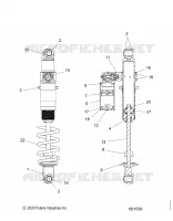SUSPENSION, SHOCK TRASERO TRACK, VELOCITY
