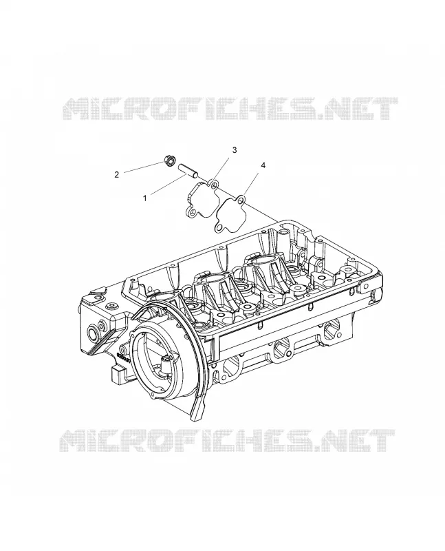 ENGINE, GASOLINA PUMP FITTING COVER
