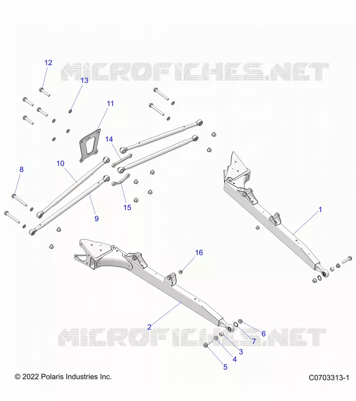 SUSPENSION TRASERA CONTROL ARMS