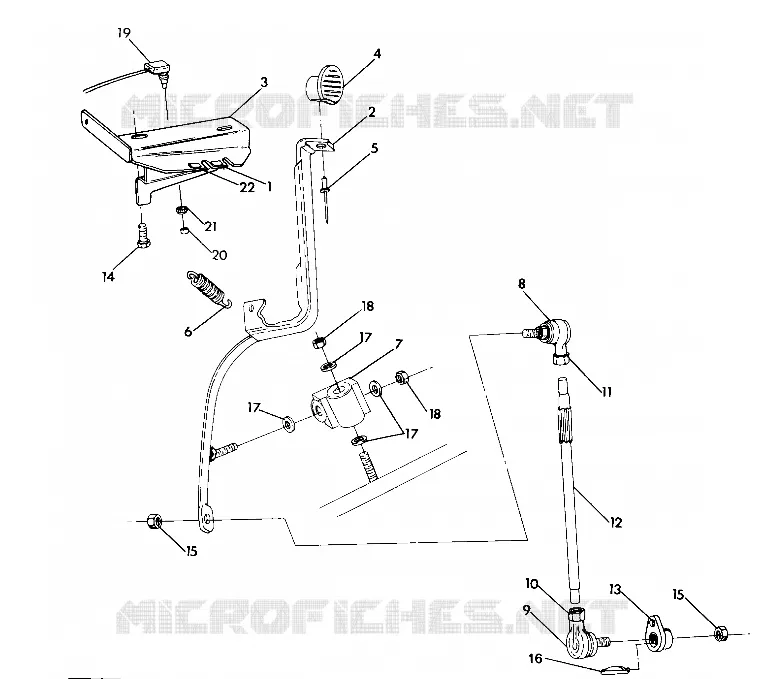 ENLACE DE CAMBIOS ASSEMBLY 4X4--UPDATED 4/89 (49173717370040)