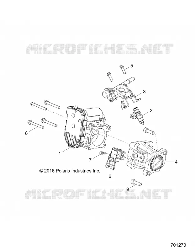 ENGINE, CUERPO DE MARIPOSA AND FUEL RAIL