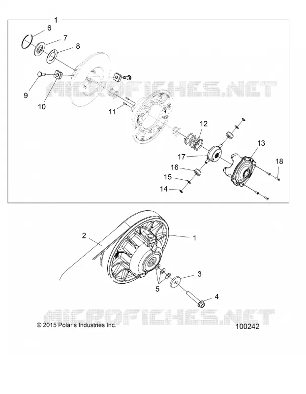 TREN, SECONDARY CLUTCH
