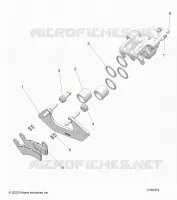 FRENO FRONTAL CALIPER -R24E3GC4FD/SC4CD/SC4FD (C730374)