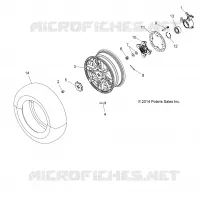 RUEDAS, FRONT AND HUB