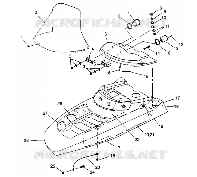MONTAJE CAMPANA  500 EFI 0952774, EFI SKS 0952574,   EFI SKS PT 0952974, and (4929052905A014)