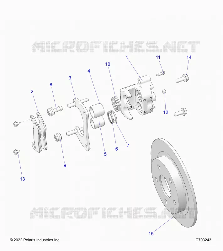 BRAKES, PINZA FRENO TRASEIRA
