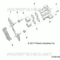BRAKES, PINZA TRASERA