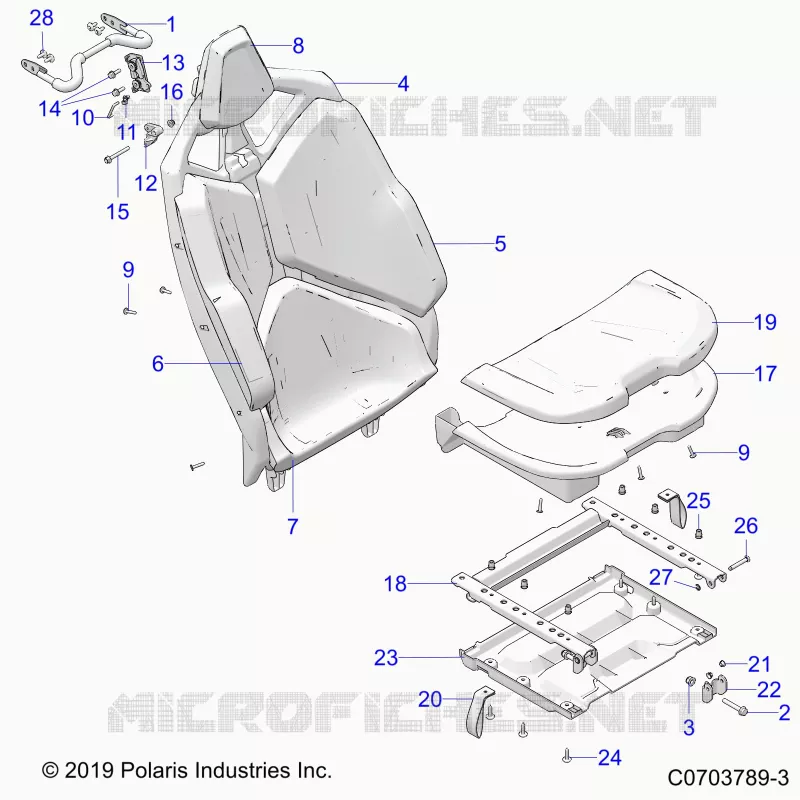 ASIENTO ASM.,REAR