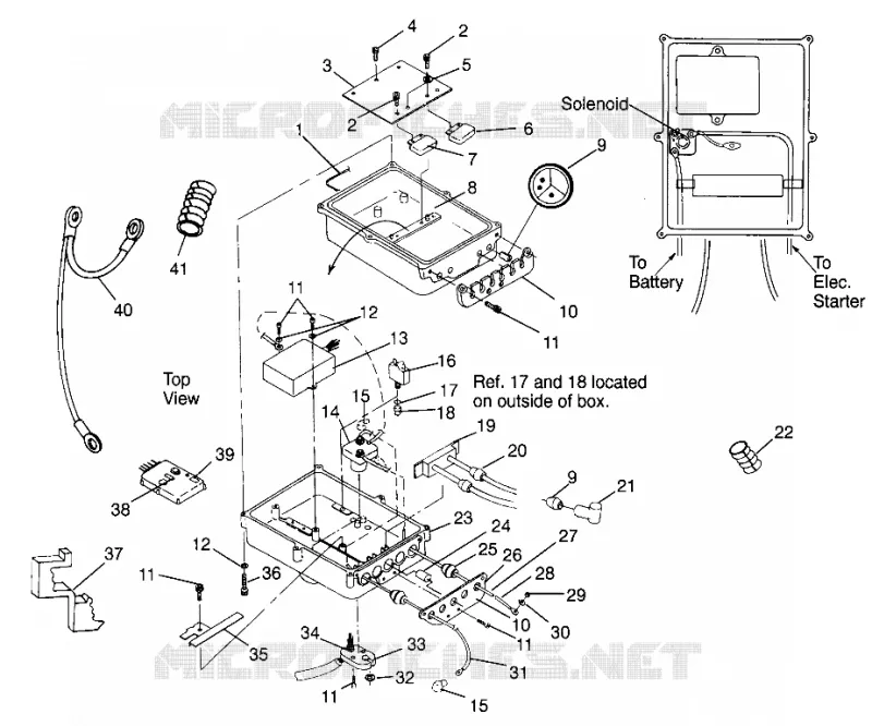 CAJA ELECTRICA SL 700 B974071, Intl. SL 700 I974071, SL 700 Deluxe B974072 (4940874087B013)