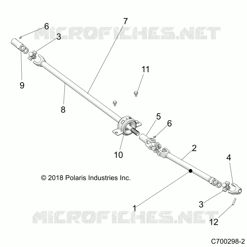 TREN, FRONT PROP SHAFT