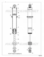 SUSPENSION TRASERA SHOCK INTERNAL