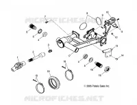 CHASIS, REAR brazo oscilante