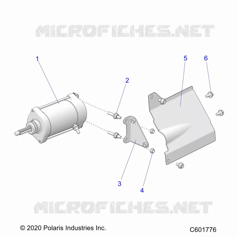 MOTOR DE ARRANQUE MOTOR/SHIELD