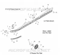 SUSPENSION, montaje en carril (155 Inch)