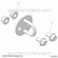 CHASIS, TOW HOOK -Z22NAS99CK (C701073)