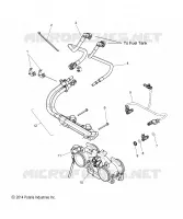SISTEMA DE COMBUSTIBLE, RAIL, LINES and CUERPO DE MARIPOSA