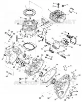 CAJA DEL CIGÜEÑAL AND CILINDRO (SPORT) SPORT 400L W97BA38C (4940124012C011)
