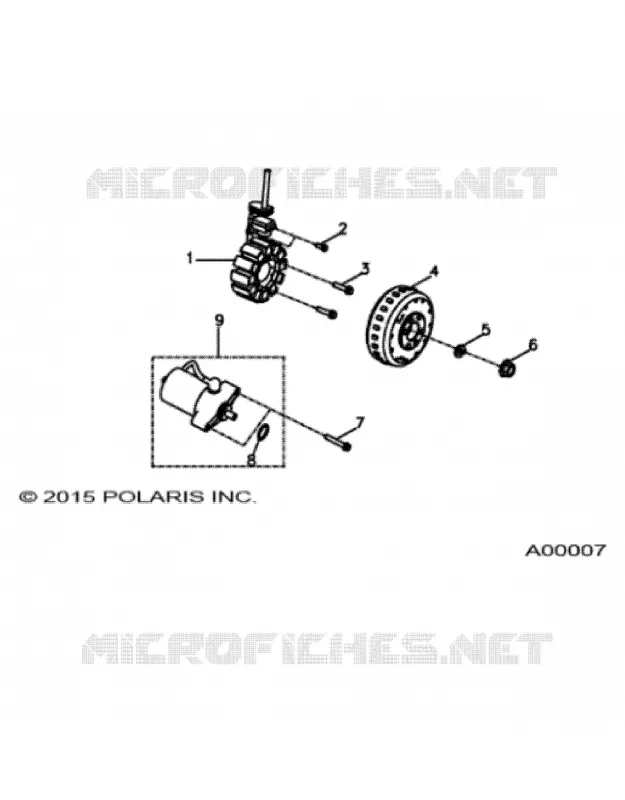 ENGINE, STATOR AND MOTOR DE ARRANQUE