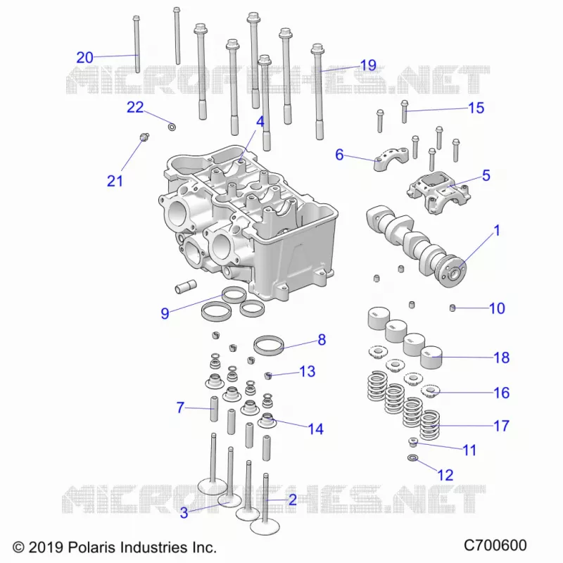 ENGINE, CULATA AND VALVES