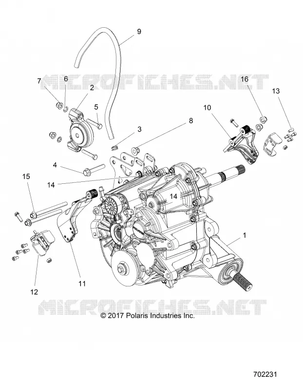 DRIVE TRAIN, MAIN MONTAJE DE ENGRANAJES