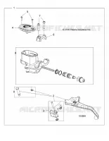FRENO FRONTAL BRAKE LEVER AND MASTER CYLINDER