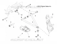 SUSPENSION, A-ARM AND PUNTAL MOUNTING