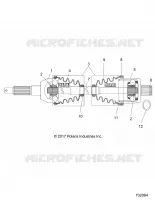 TREN, REAR DRIVE SHAFT