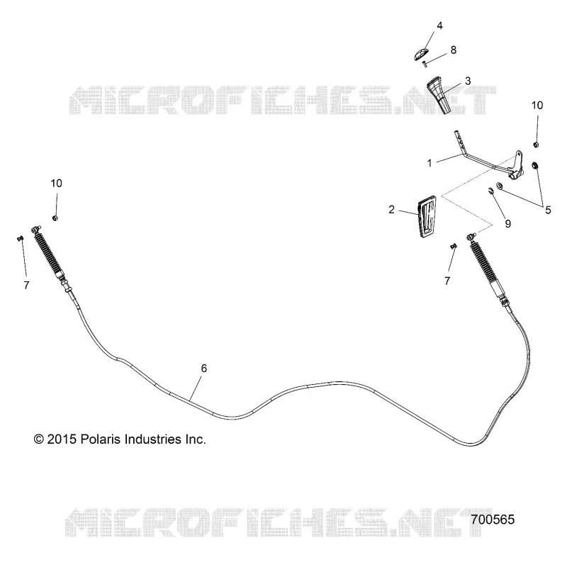 TREN, SHIFT LEVER AND CABLE