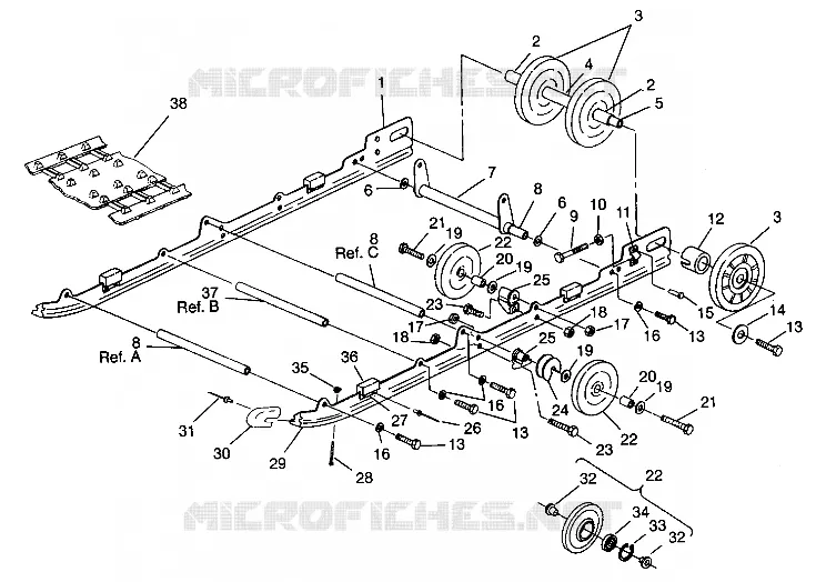 CONJUNTO DE SUSPENSIÓN XLT SP 0940667 (4925022502021A)