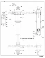 SUSPENSION, SHOCK TRASERO INTERNALS