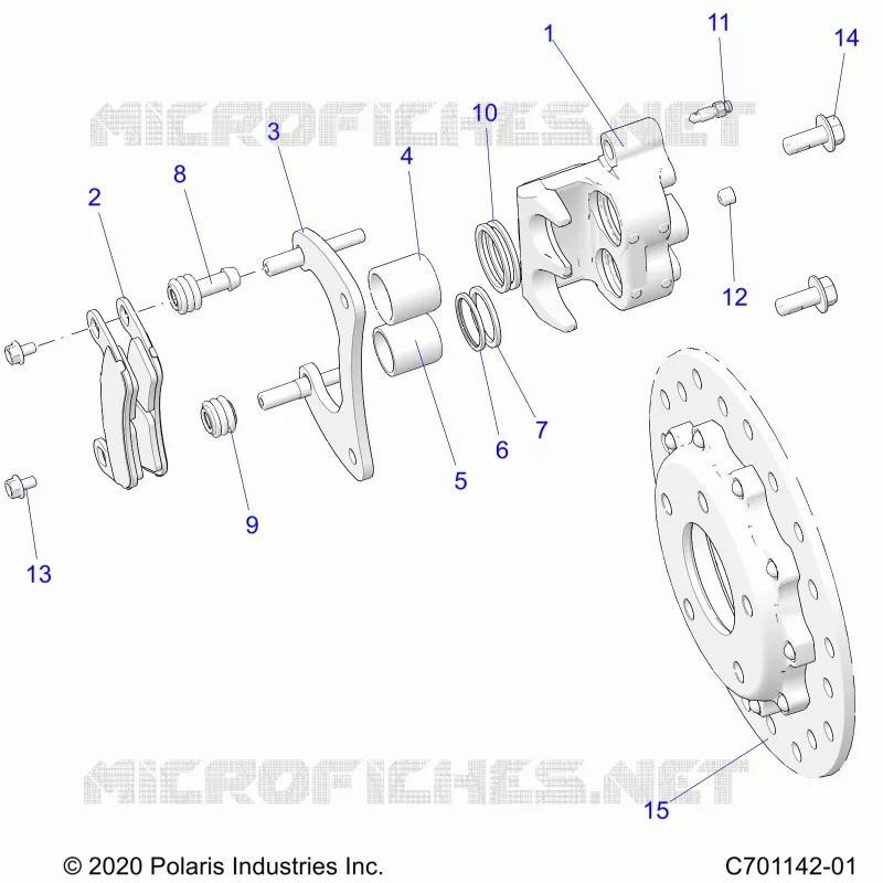 BRAKES, PINZA FRENO TRASEIRA